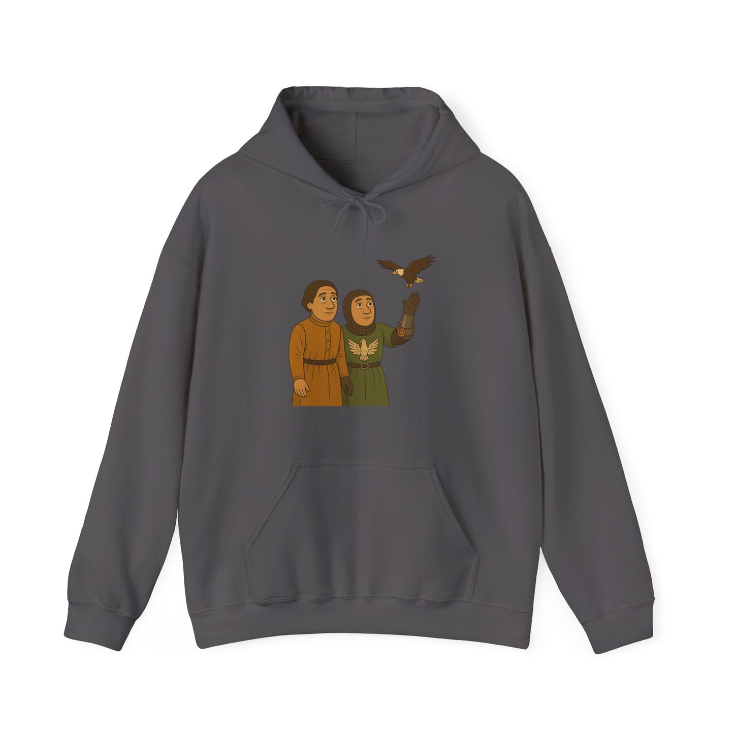 Knight & Falcon - Medieval Unisex Hoodie