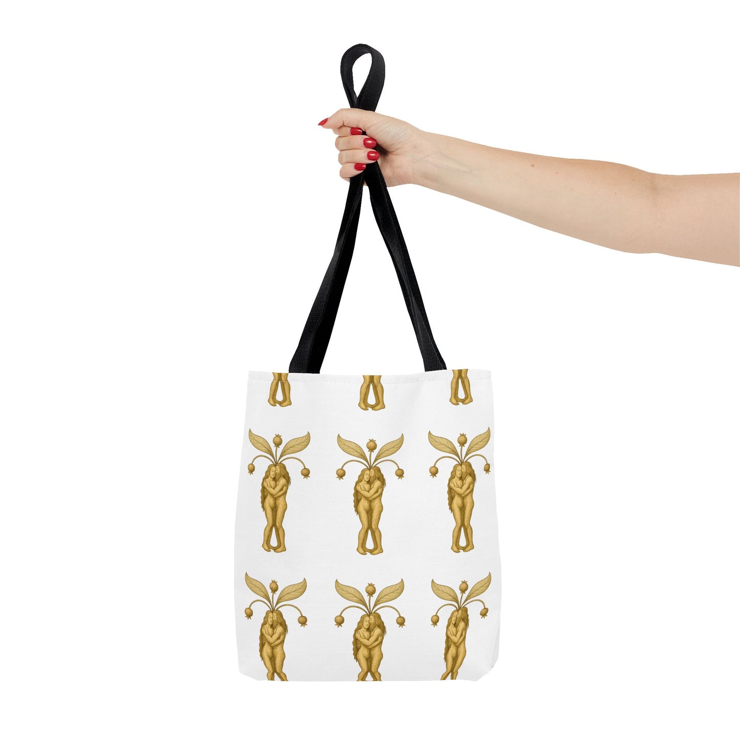 Mandrakes in Love, Mythical Root Romance Tote Bag