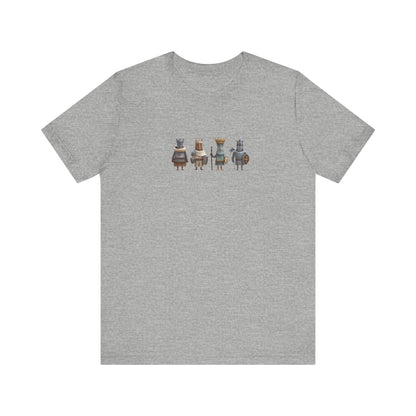 Cute Medieval Knights Team T-shirt