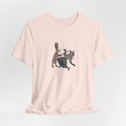 Killer Bunny, Remastered Marginalia Manuscript Art Tee