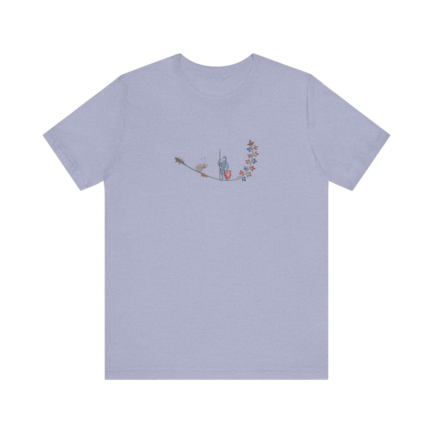 Medieval Snail vs Armed Knight, Marginal manuscript Tee