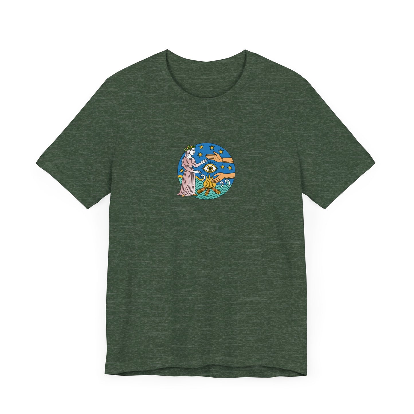 Medieval Mystic Rite of the Firewatcher T-shirt