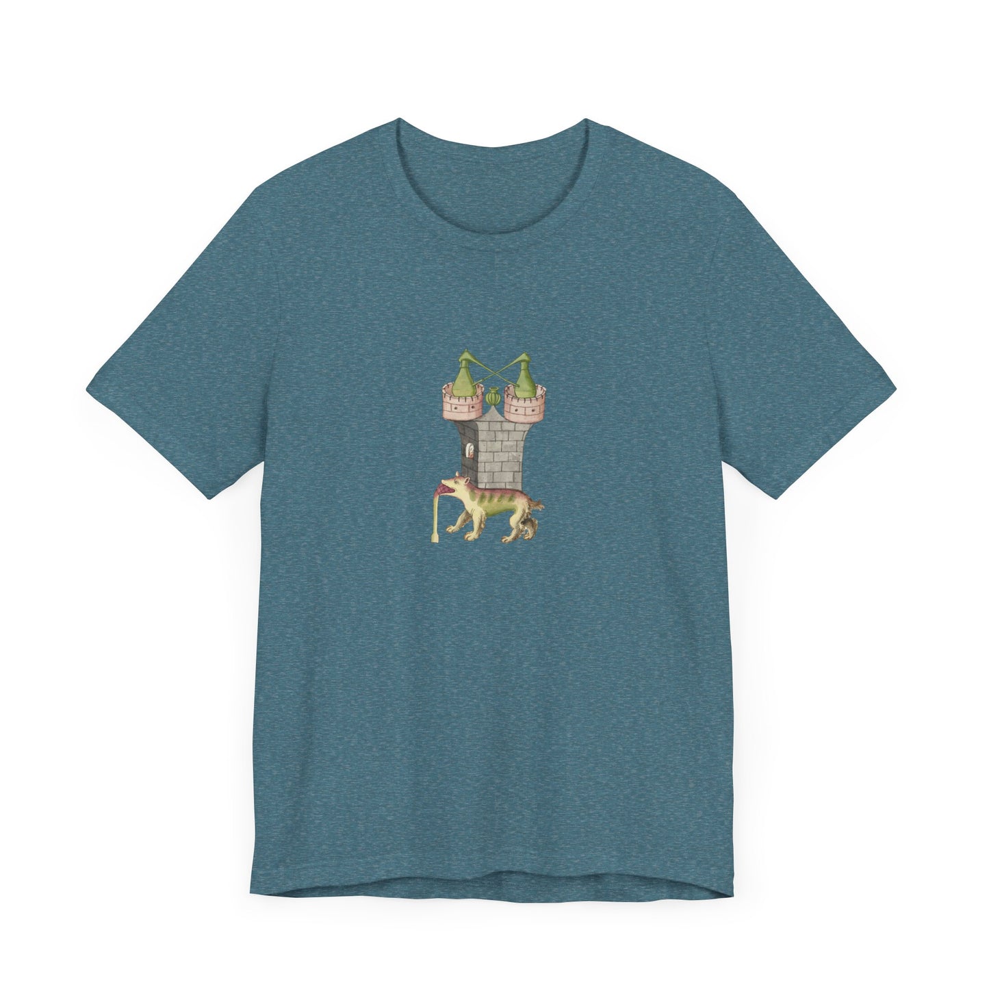 The Alchemical Tower & Vomiting Gold Dog Symbol Tee