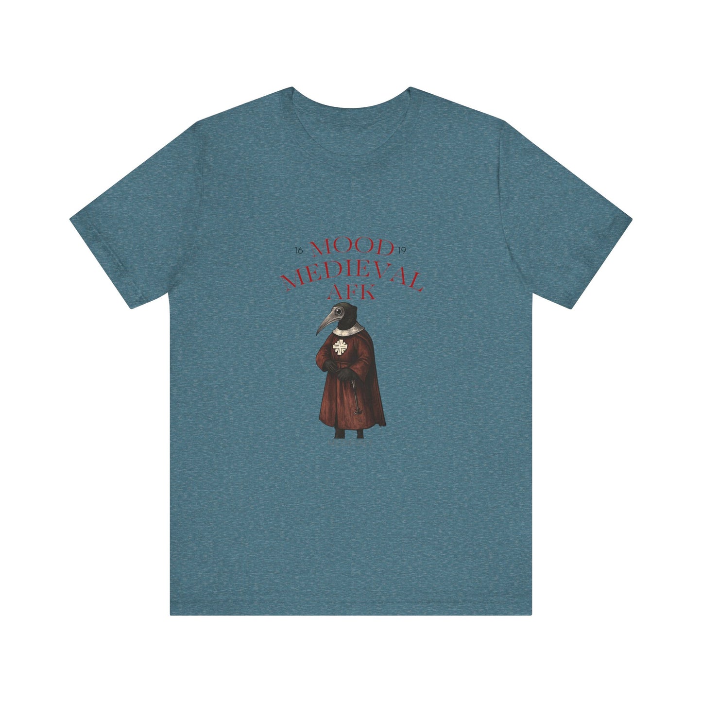 Hanseatic Art, Medieval Plague Doctor MOOD MEDIEVAL AFK Unisex Softstyle Tee