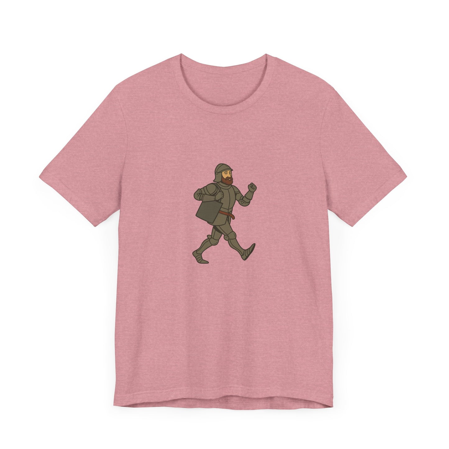 Knight on the Go - Medieval Humor - Urban Chivalry Unisex Heavy Cotton Women T-shirt