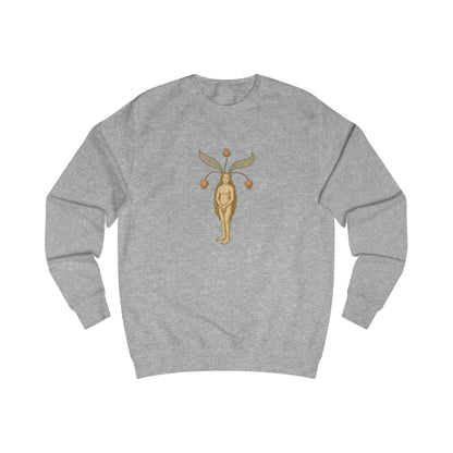 Mandragora Muse, Female Mandrake, Medieval Herb Lore Unisex Sweatshirt