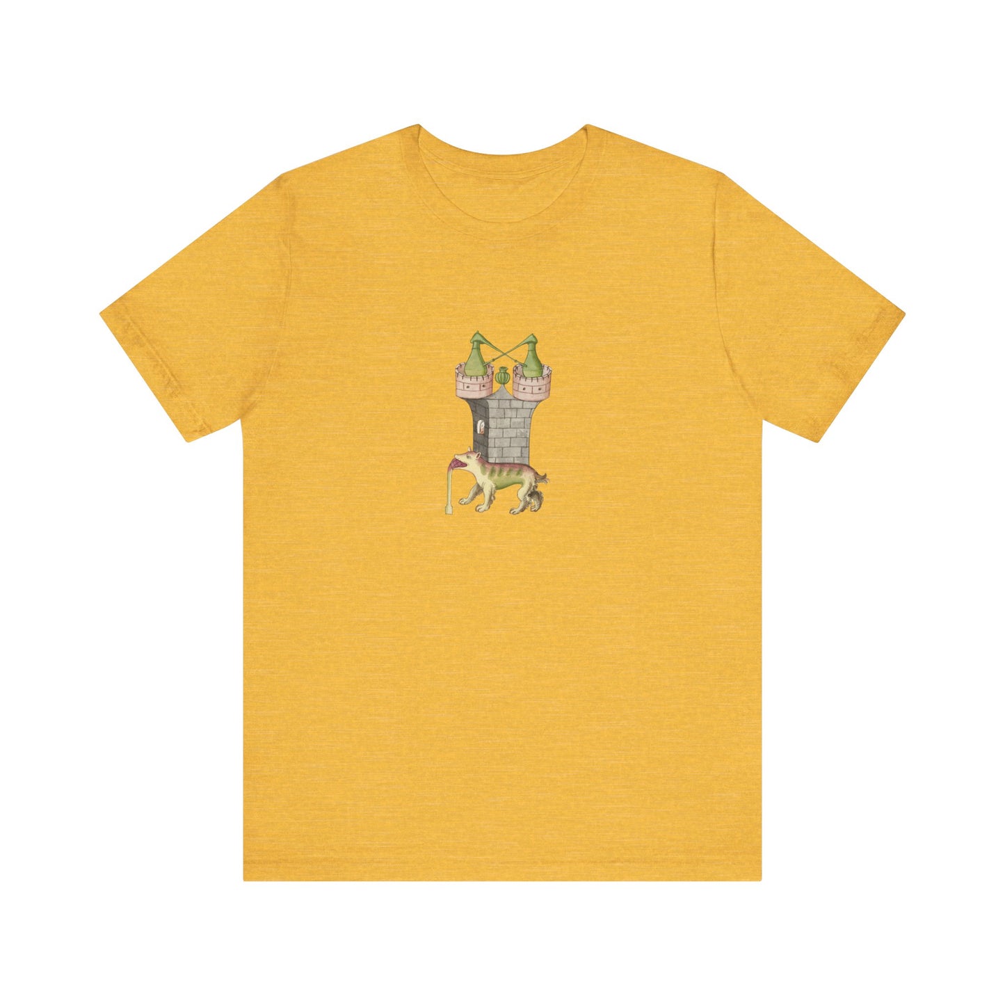 The Alchemical Tower & Vomiting Gold Dog Symbol Tee