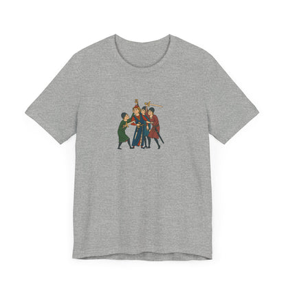 Reinmar von Brennenberg Tapestry, Codex Manesse, Medieval German Art Tee