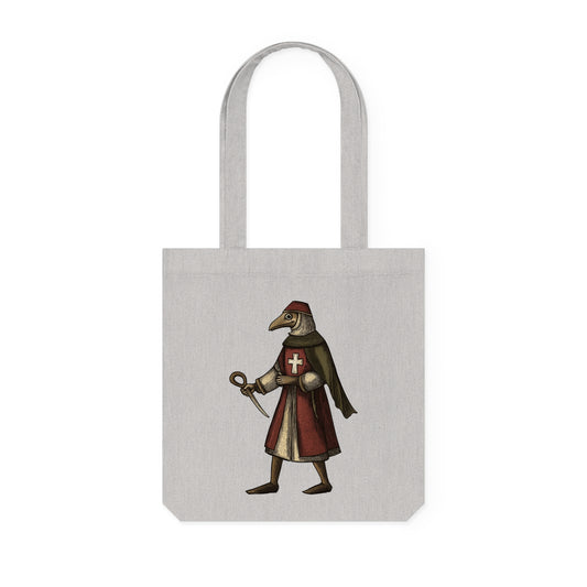 Hanseatic Art, Medieval Plague Doctor Woven Tote Bag