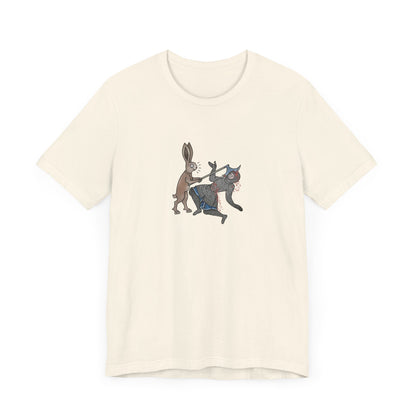 Killer Bunny, Remastered Marginalia Manuscript Art Tee