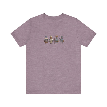 Cute Medieval Knights Team T-shirt