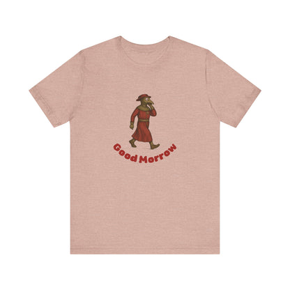 Hanseatic Art, Medieval Plague Doctor with Good Morrow Tee