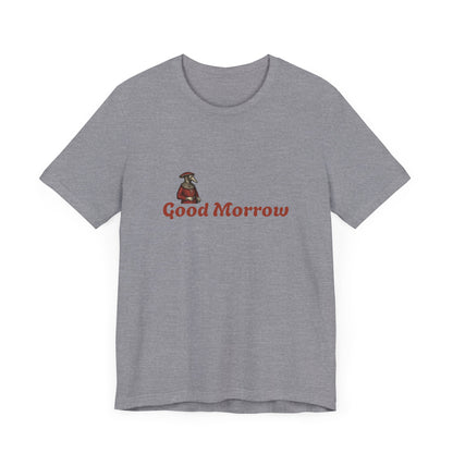 Hanseatic Art, Medieval Plague Doctor with Good Morrow Unisex Softstyle T-Shirt