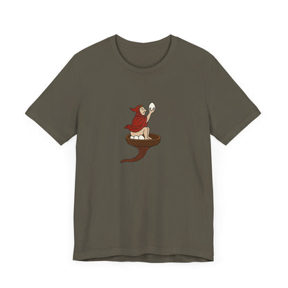 The Eggman Monk, 14th Century Medieval Manuscript T-shirt