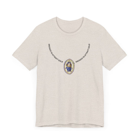 Dressed to attract gold , Alchemical Hermaphrodite Unisex T-shirt
