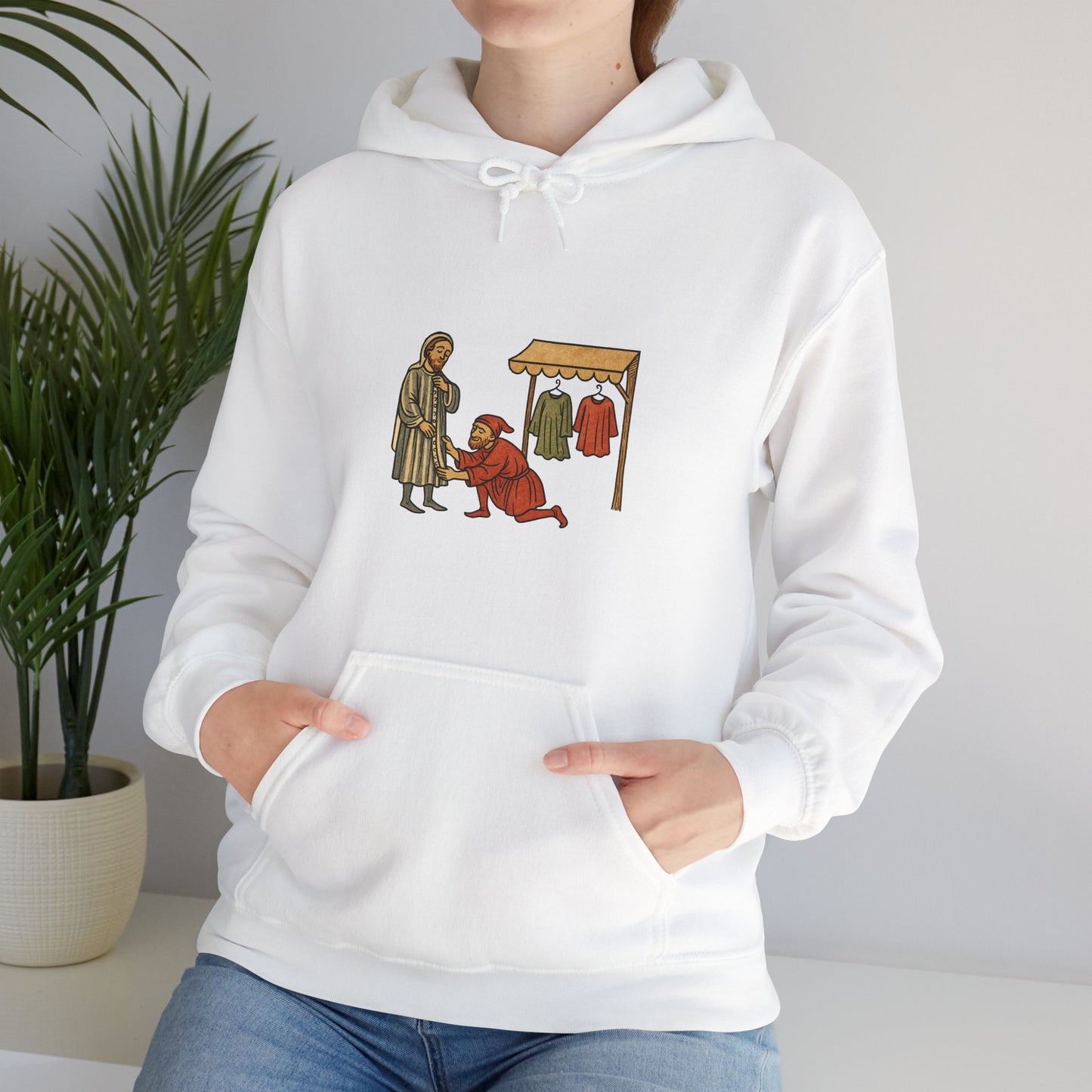 Tailor of Yore - Medieval Artistic Vintage Cartoon  Hoodie