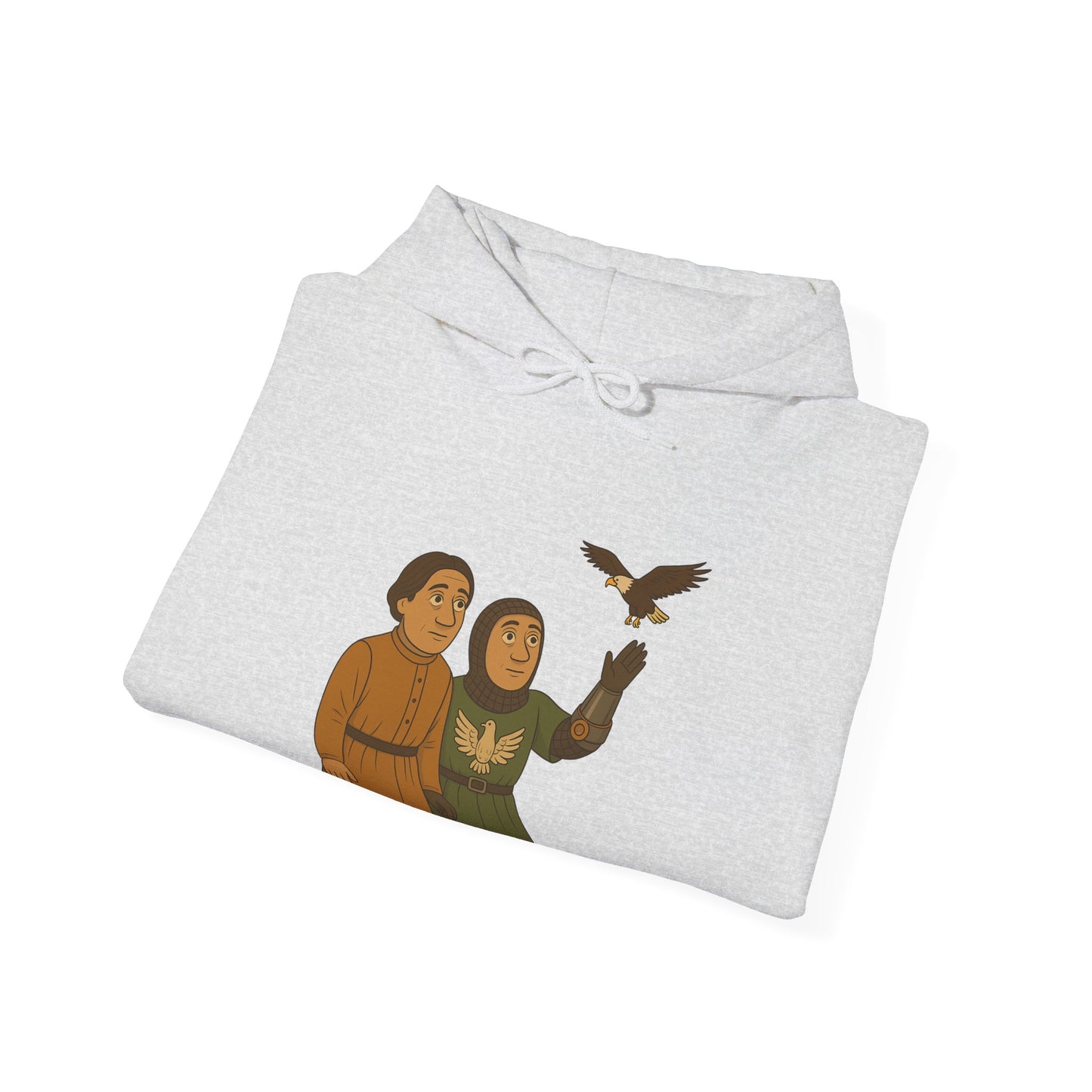Knight & Falcon - Medieval Unisex Hoodie