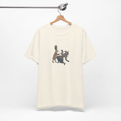 Killer Bunny, Remastered Marginalia Manuscript Art Tee