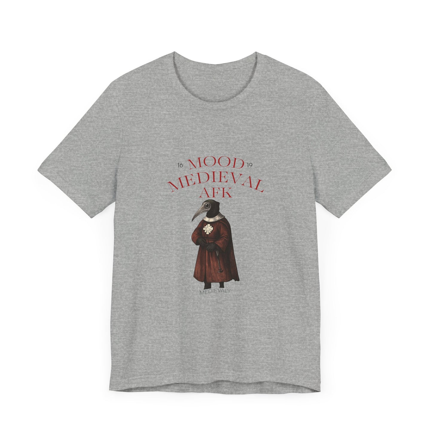 Hanseatic Art, Medieval Plague Doctor MOOD MEDIEVAL AFK Unisex Softstyle Tee