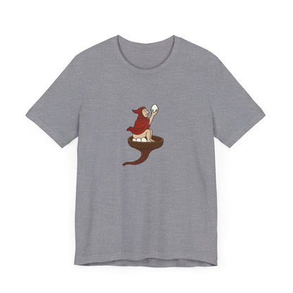 The Eggman Monk, 14th Century Medieval Manuscript T-shirt