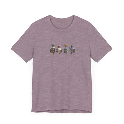 Cute Medieval Knights Team T-shirt