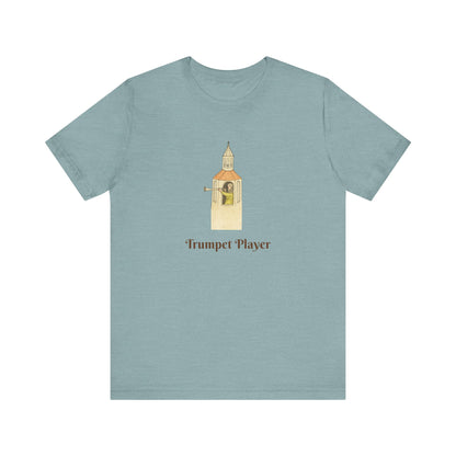 The Trumpet Player, Medieval Career Series, Peter the Bell Tower Herald T-shirt