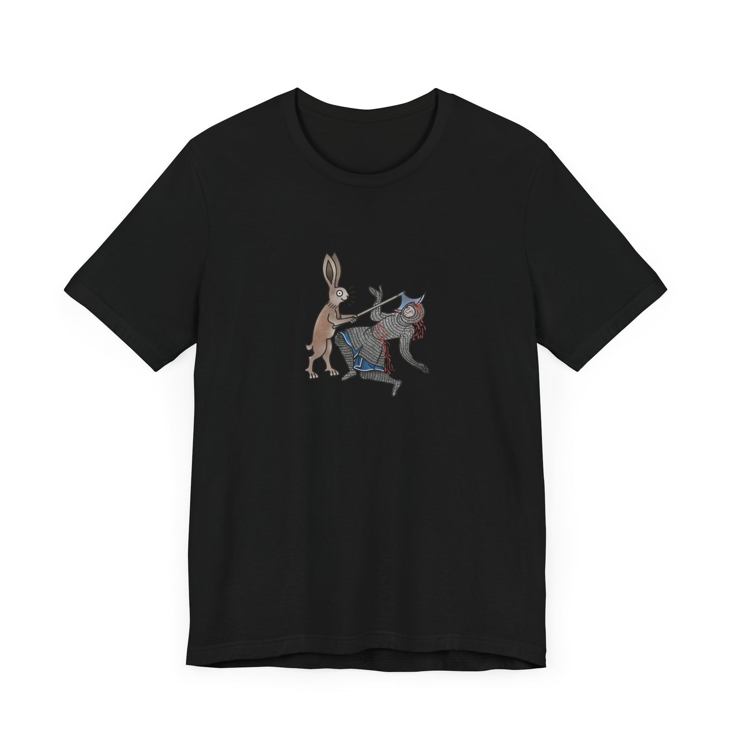 Killer Bunny, Remastered Marginalia Manuscript Art Tee