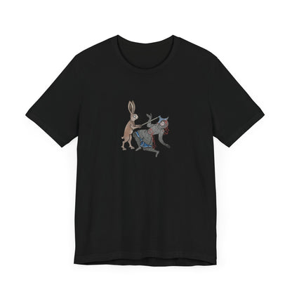 Killer Bunny, Remastered Marginalia Manuscript Art Tee