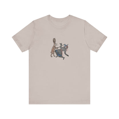 Killer Bunny, Remastered Marginalia Manuscript Art Tee