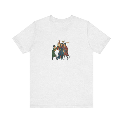 Reinmar von Brennenberg Tapestry, Codex Manesse, Medieval German Art Tee