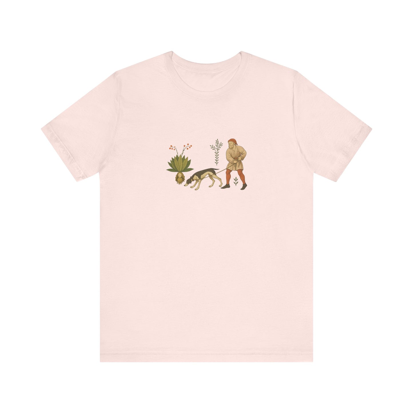 Good Medicine Dogge, Medieval Art Tacuinum Sanitatis Unisex Tee