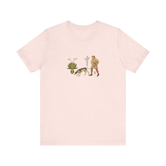 Good Medicine Dogge, Medieval Art Tacuinum Sanitatis Unisex Tee