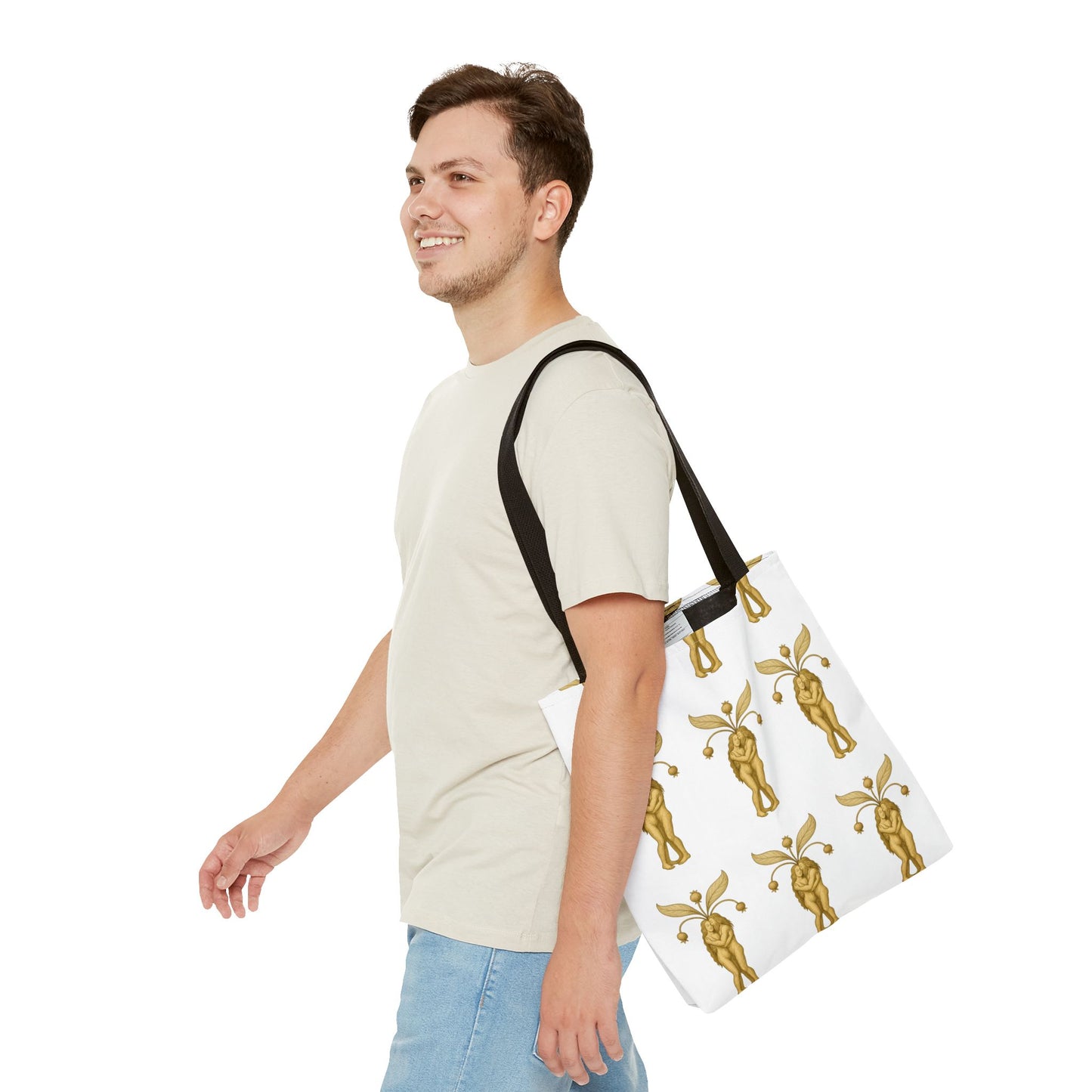 Mandrakes in Love, Mythical Root Romance Tote Bag