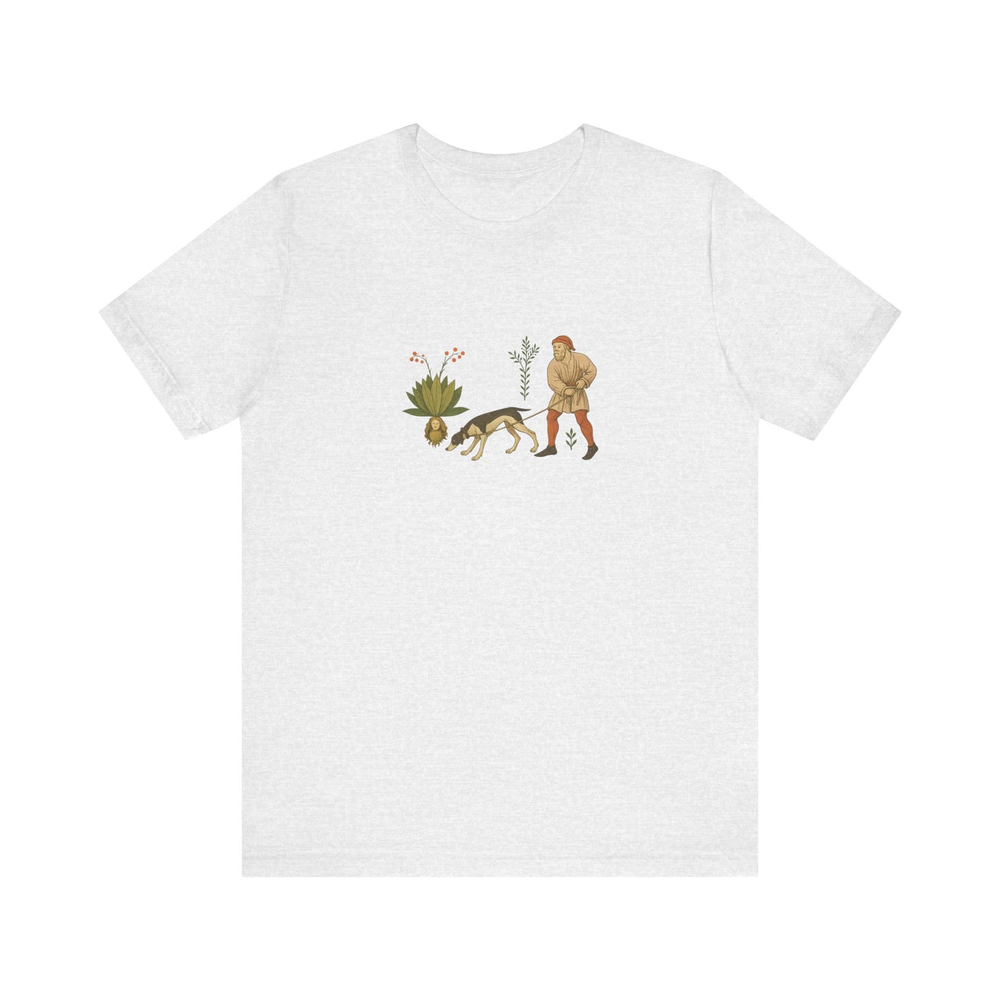 Good Medicine Dogge, Medieval Art Tacuinum Sanitatis Unisex Tee