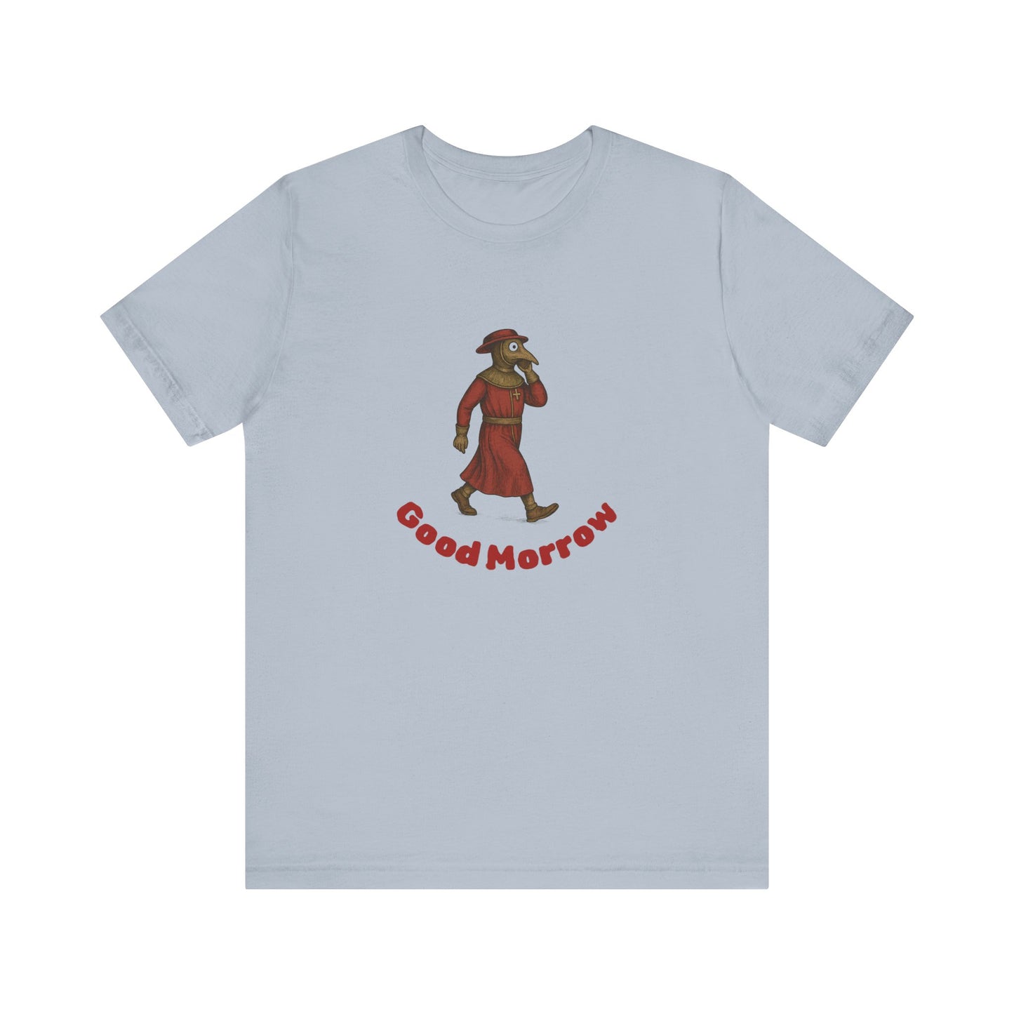Hanseatic Art, Medieval Plague Doctor with Good Morrow Tee