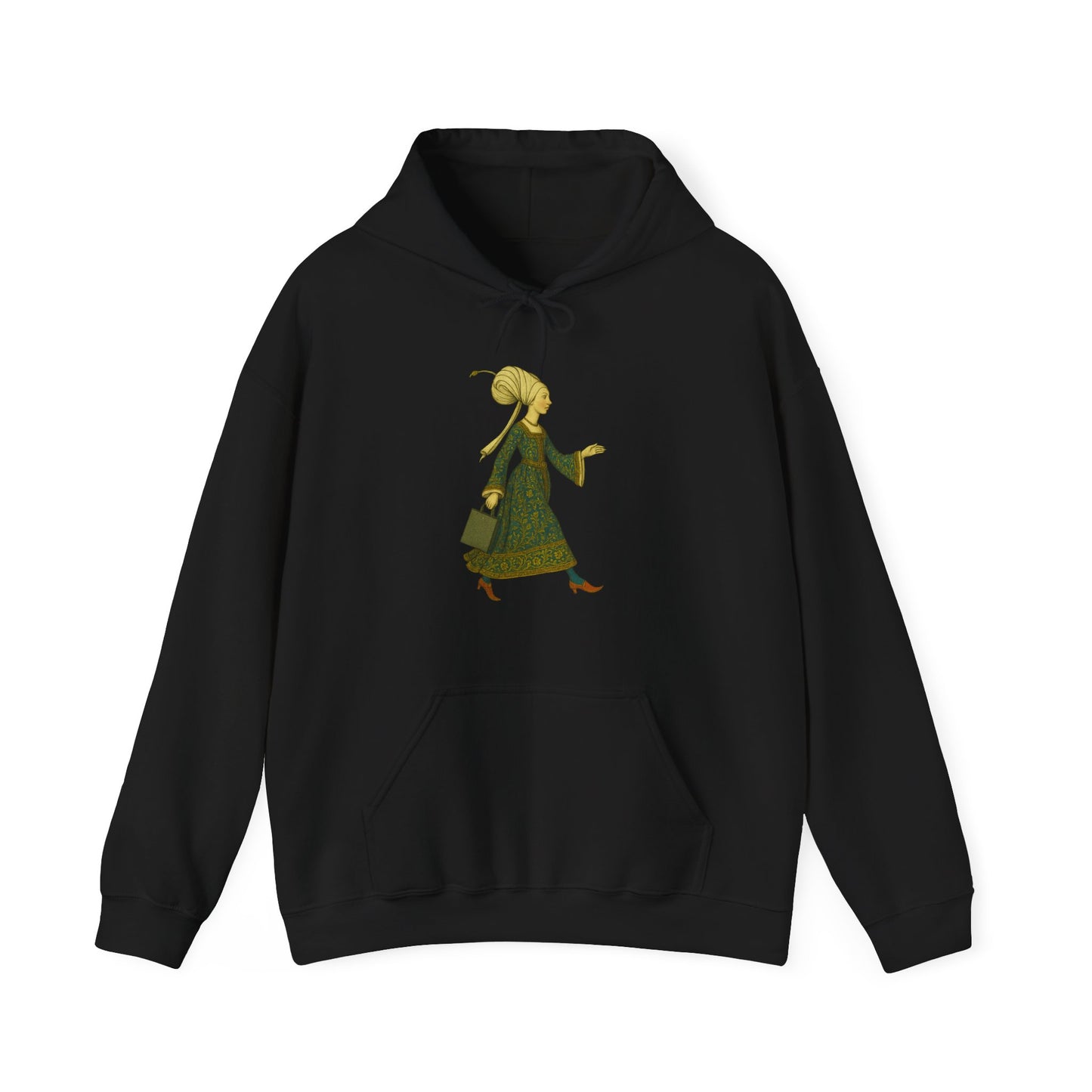 Lady of the Mall – Medieval Fashionista Unisex Hoodie