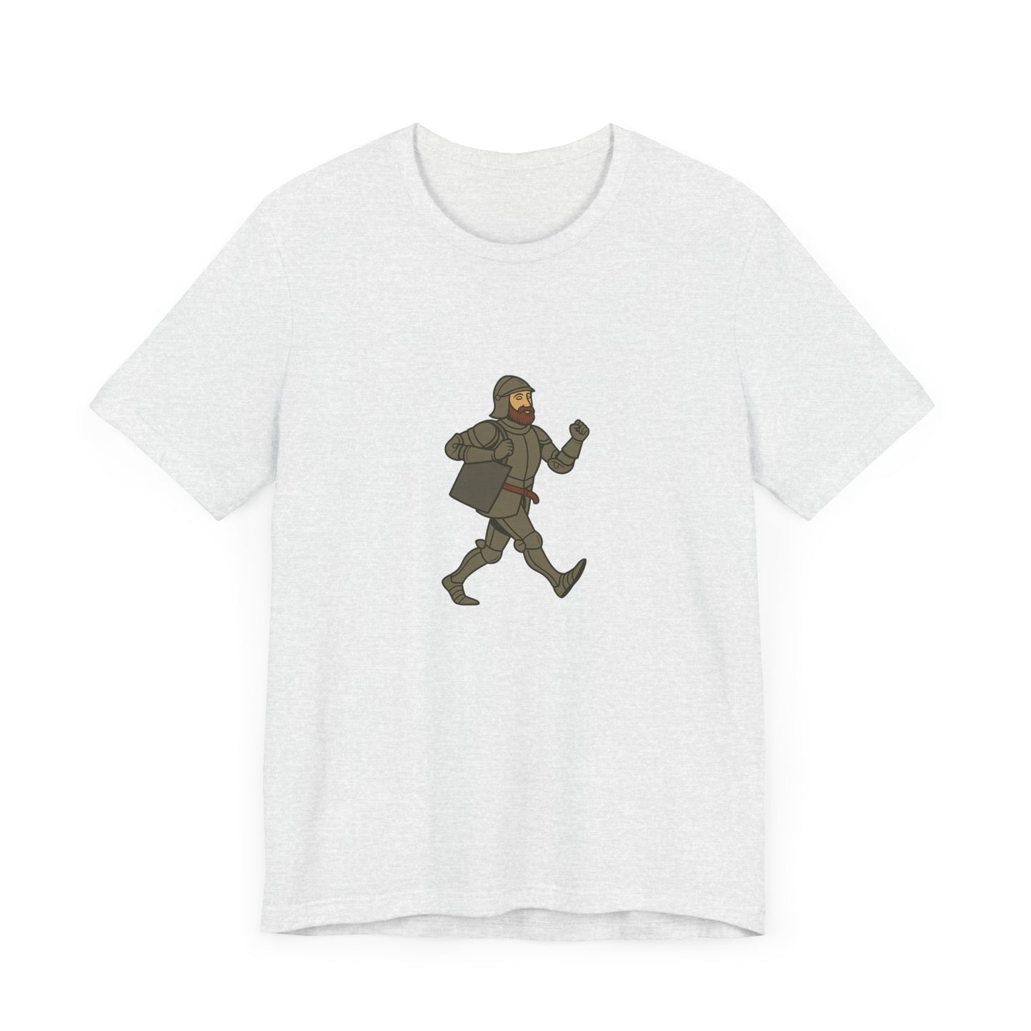 Knight on the Go - Medieval Humor - Urban Chivalry Unisex Heavy Cotton Women T-shirt