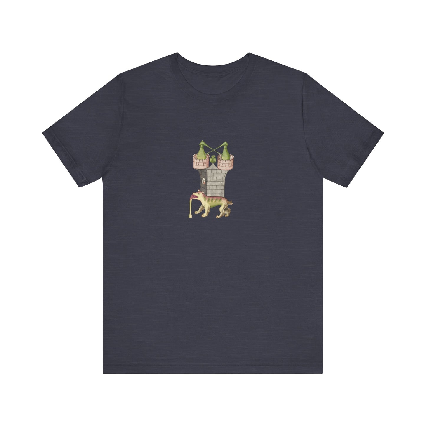 The Alchemical Tower & Vomiting Gold Dog Symbol Tee