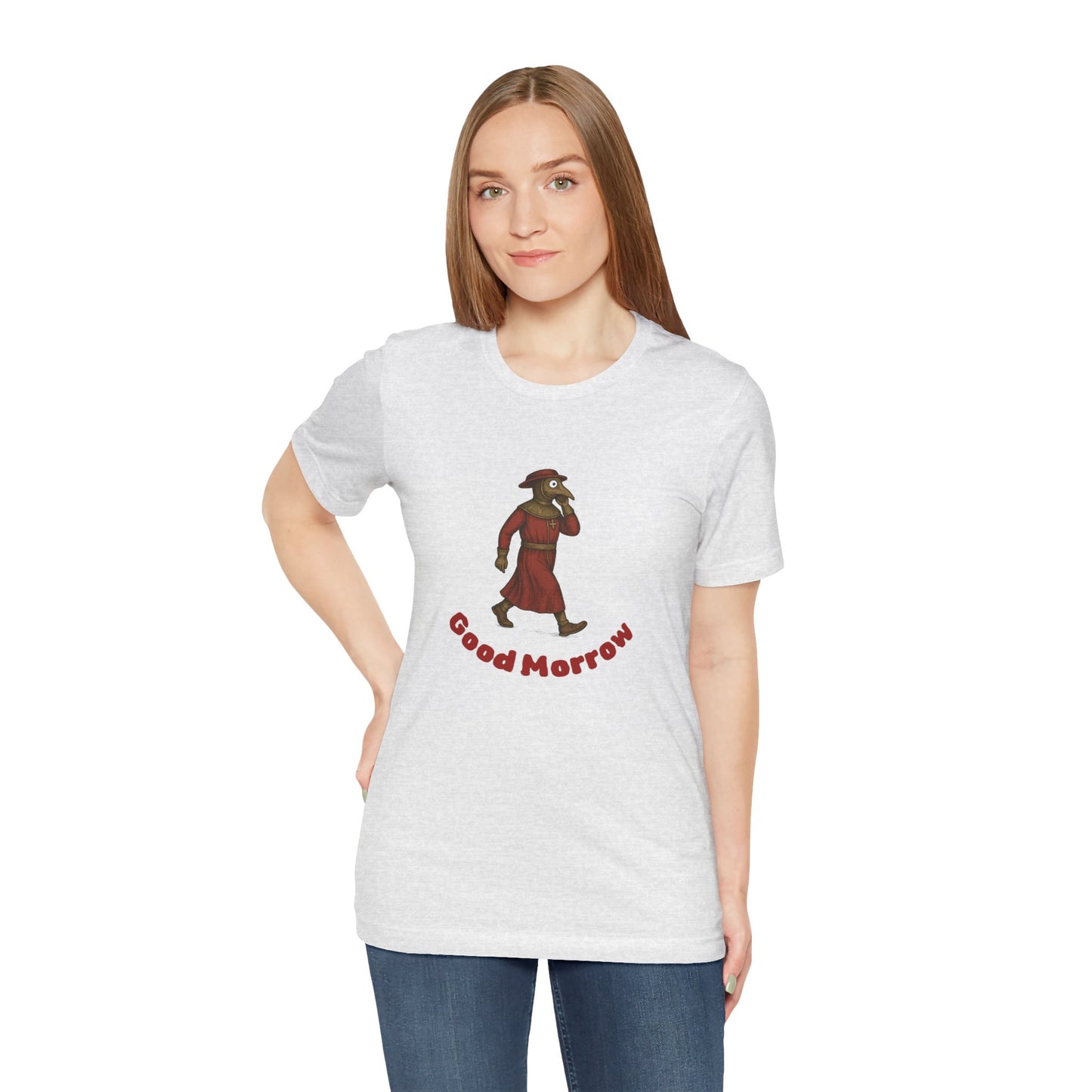 Hanseatic Art, Medieval Plague Doctor with Good Morrow Tee