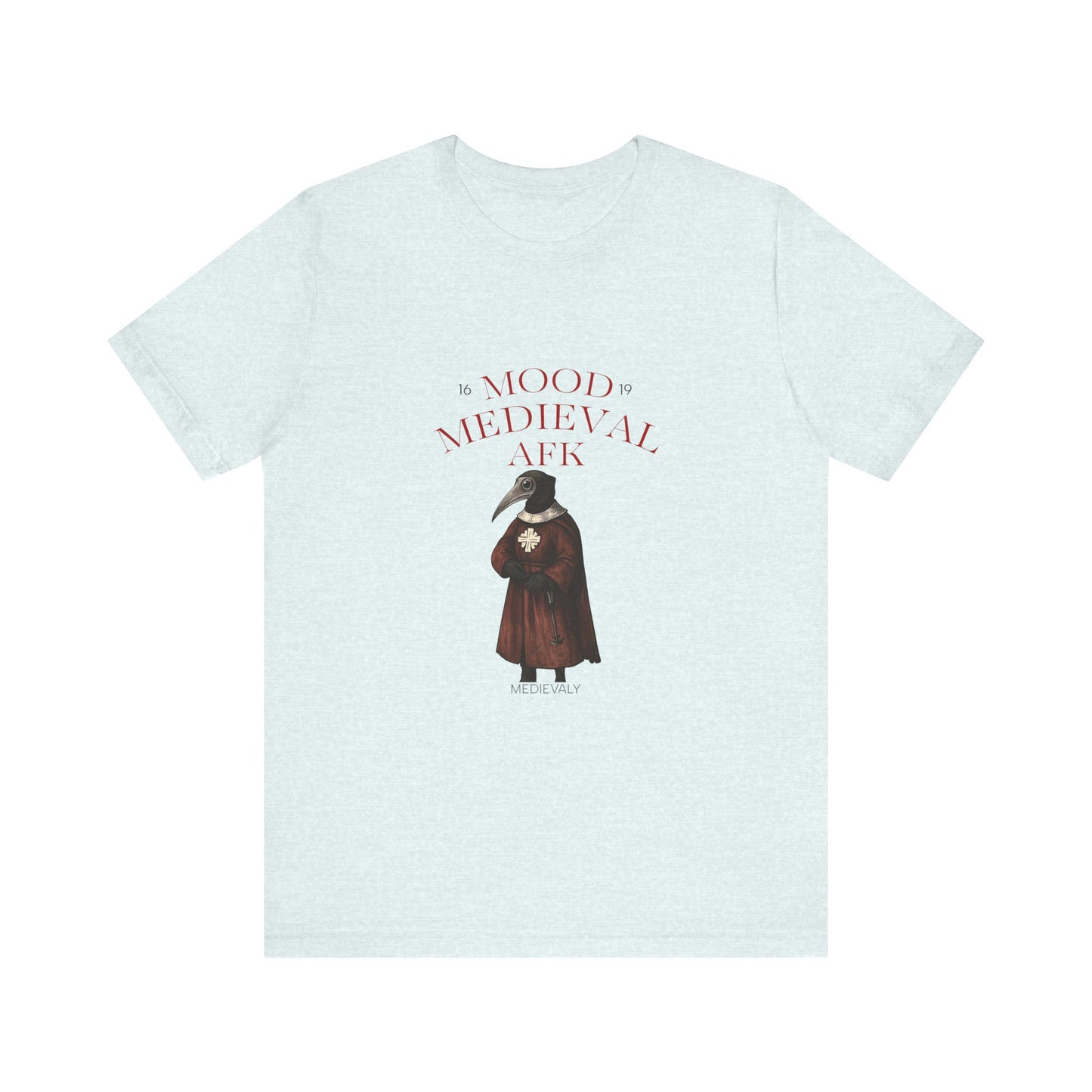 Hanseatic Art, Medieval Plague Doctor MOOD MEDIEVAL AFK Unisex Softstyle Tee