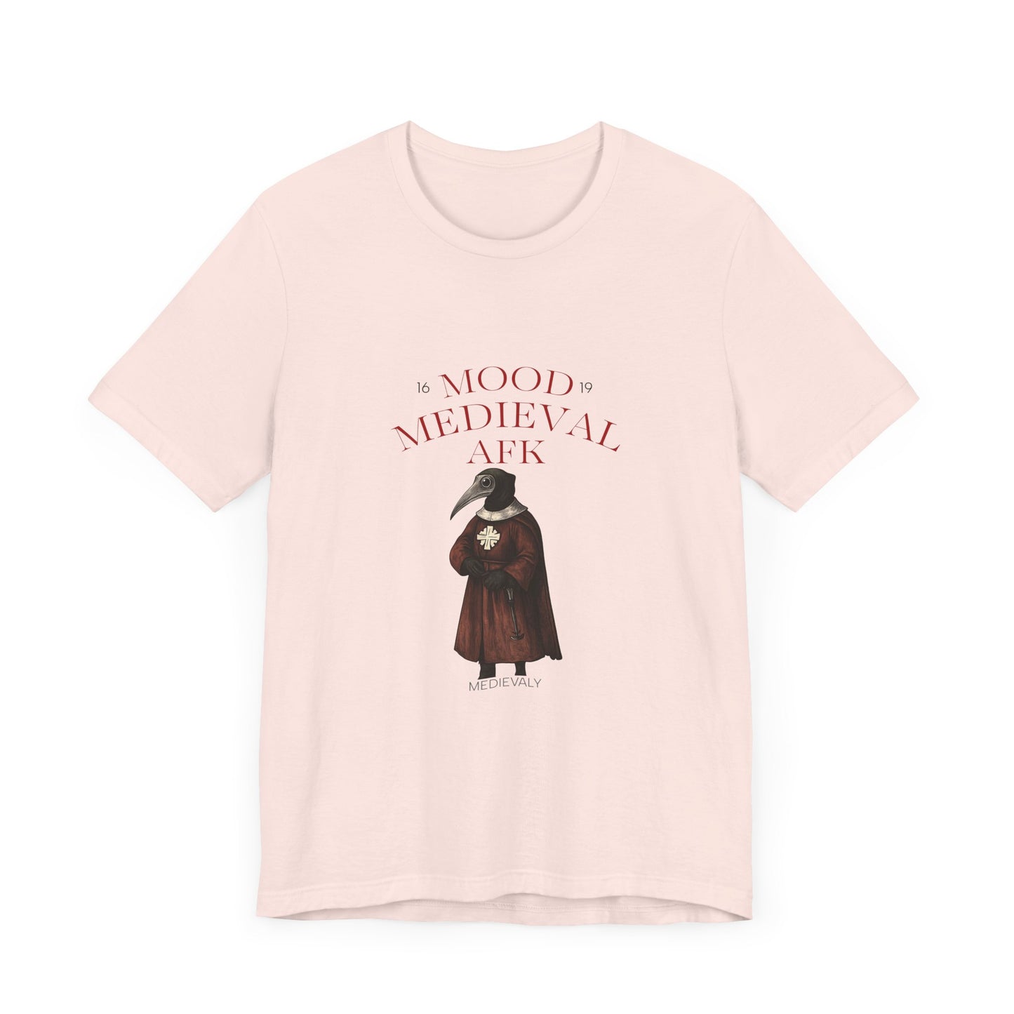 Hanseatic Art, Medieval Plague Doctor MOOD MEDIEVAL AFK Unisex Softstyle Tee