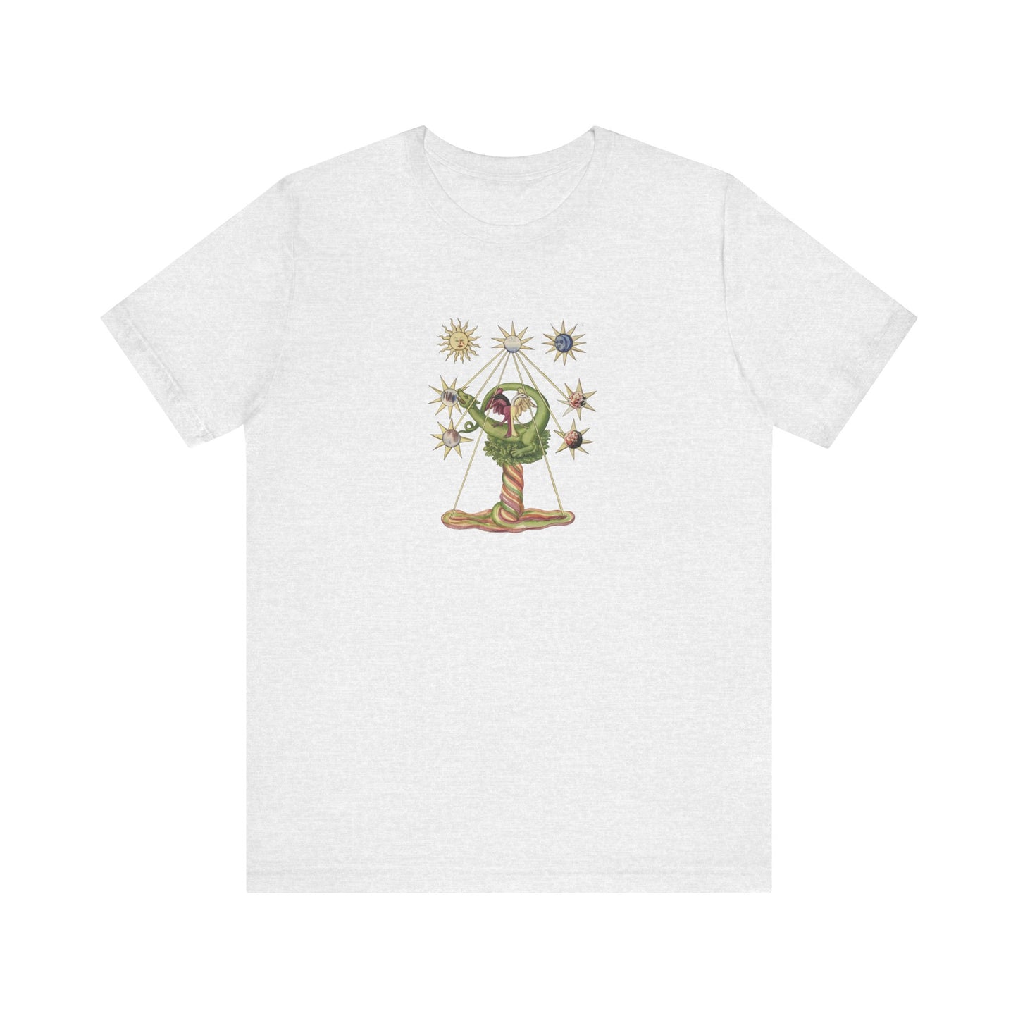 Alchemical Dragon and Two-Headed Bird T-Shirt