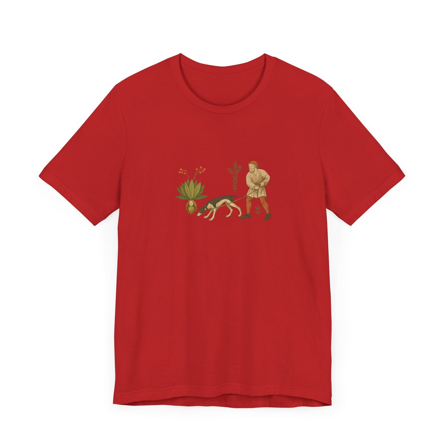 Good Medicine Dogge, Medieval Art Tacuinum Sanitatis Unisex Tee