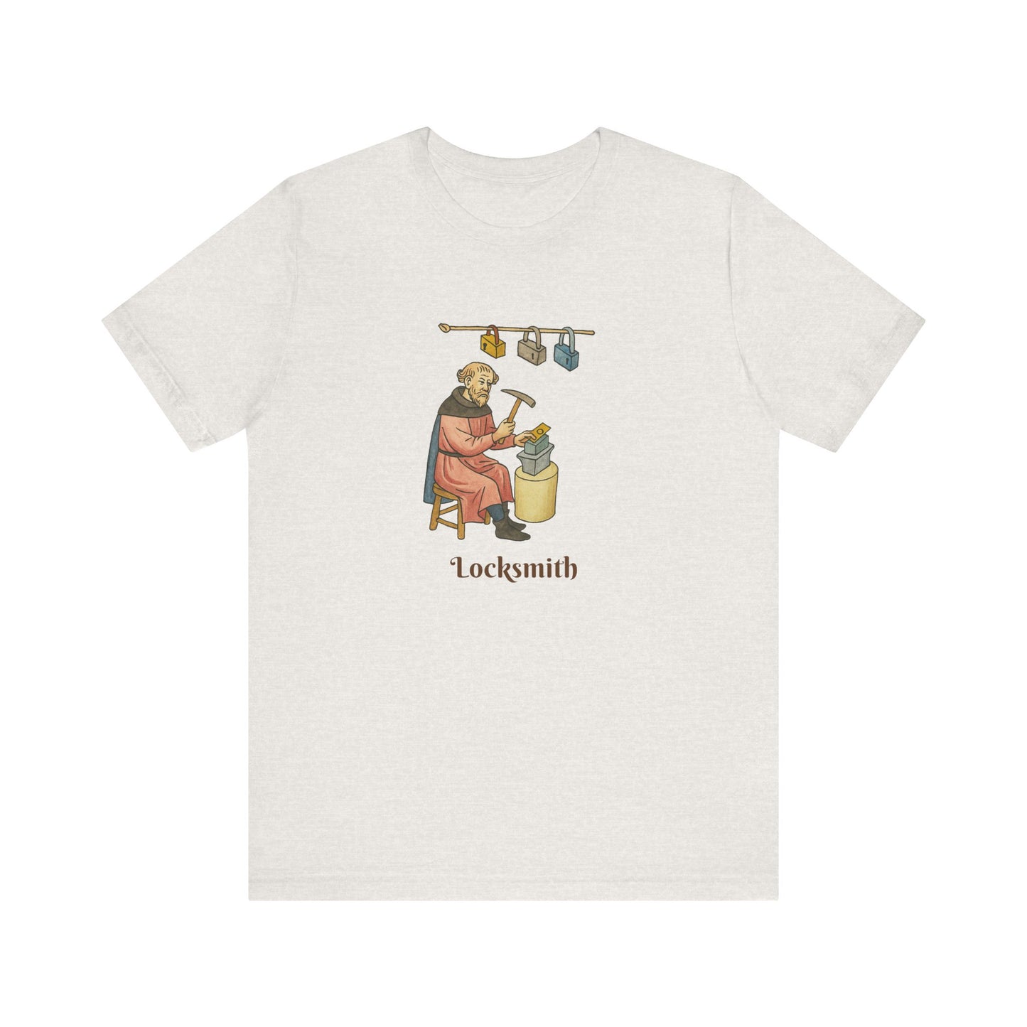 Medieval Career Series, The Locksmith Albrecht the Iron Guardian T-shirt