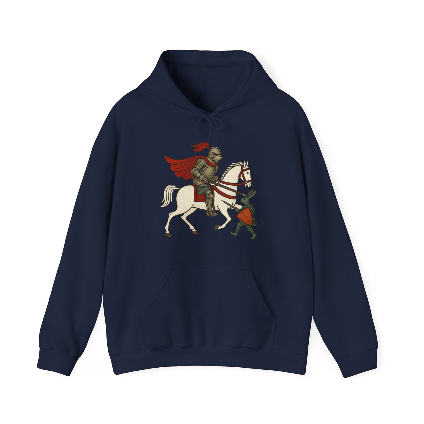 Knight & Hare - Medieval Humor Unisex Hoodie