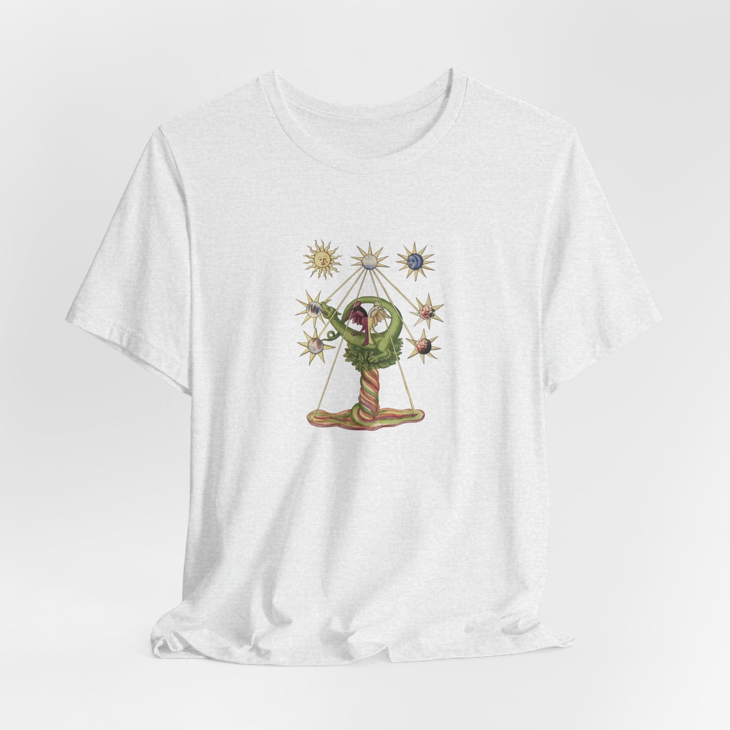 Alchemical Dragon and Two-Headed Bird T-Shirt