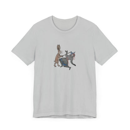 Killer Bunny, Remastered Marginalia Manuscript Art Tee