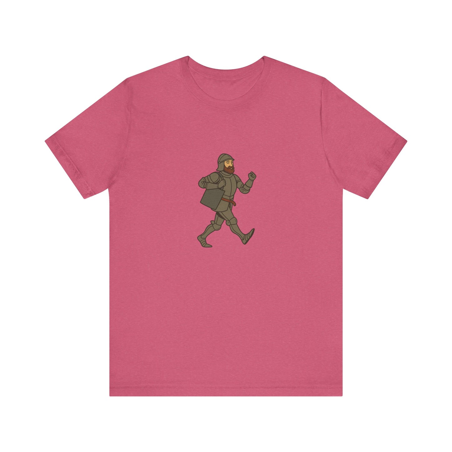 Knight on the Go - Medieval Humor - Urban Chivalry Unisex Heavy Cotton Women T-shirt