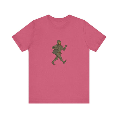 Knight on the Go - Medieval Humor - Urban Chivalry Unisex Heavy Cotton Women T-shirt