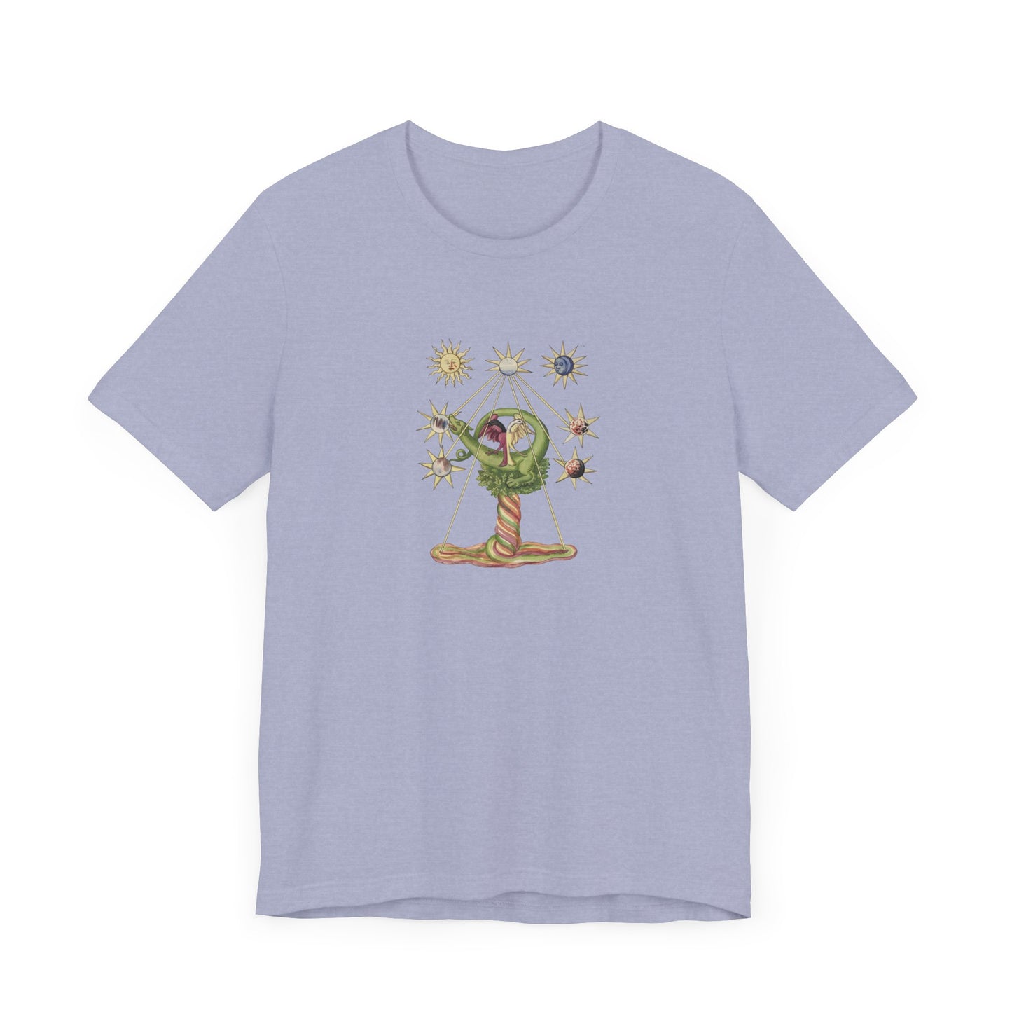 Alchemical Dragon and Two-Headed Bird T-Shirt